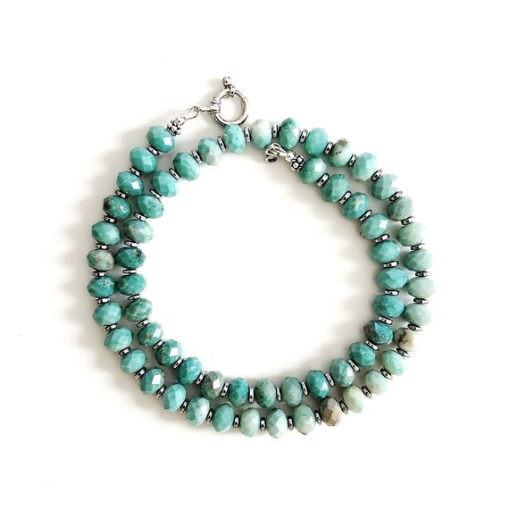 CHRYSOPRASE NECKLACE--18" - Picture 1 of 2